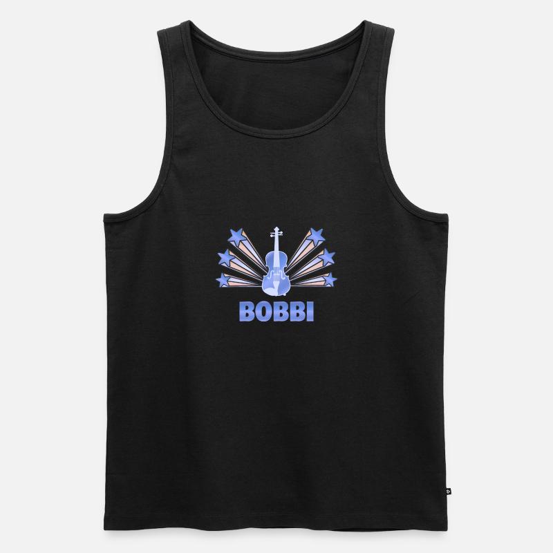 Bobbi - Débardeur bio Premium Homme - noir