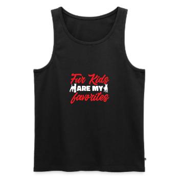 Pet Sitting Cat Dog Pet Sitter - Men's Premium Organic Tank Top - black - Front - Michal (187cm)