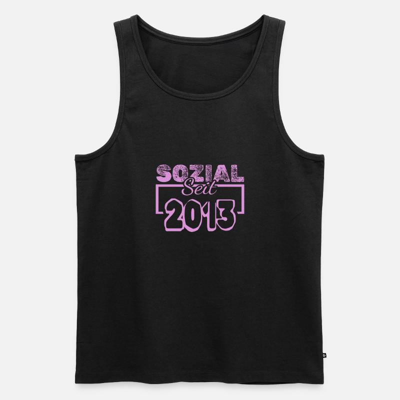 seit 2013 - Männer Premium Bio Tank Top - Schwarz
