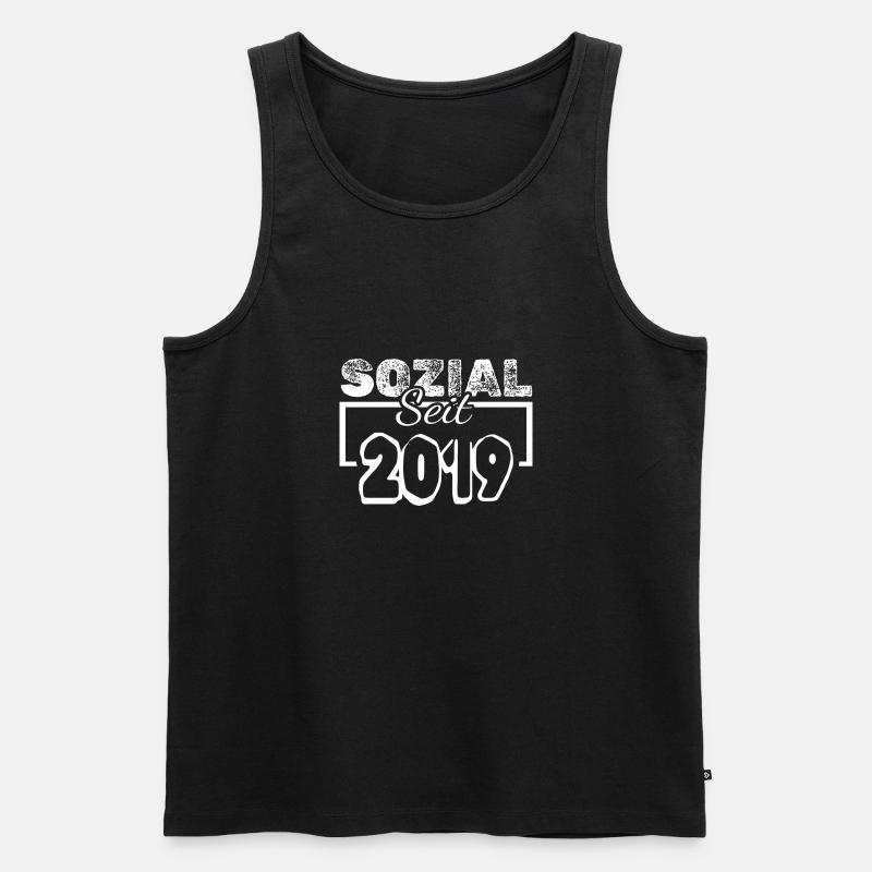 seit 2019 - Männer Premium Bio Tank Top - Schwarz
