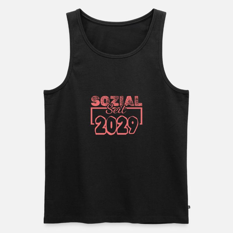 2029 - Männer Premium Bio Tank Top - Schwarz