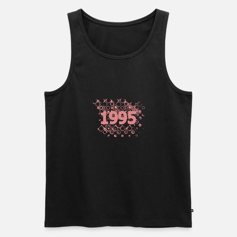 1995 1995 - Männer Premium Bio Tank Top - Schwarz