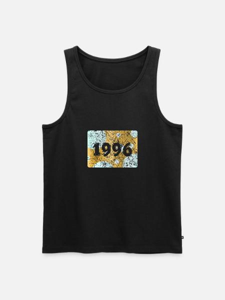 1996 1996 - Men's Premium Organic Tank Top - black