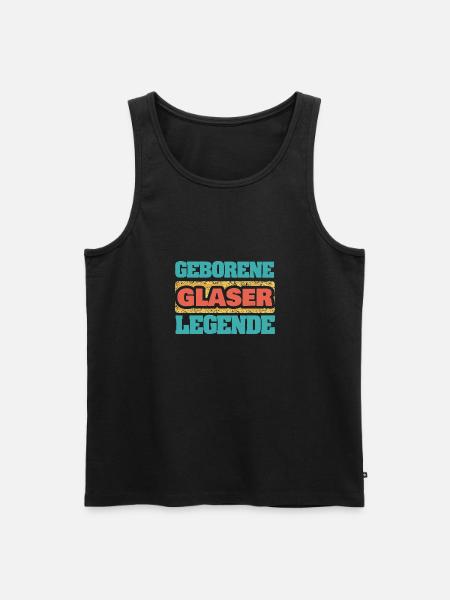 Gift for glaziers - Men's Premium Organic Tank Top - black