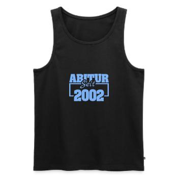 Jahr 2002 - Männer Premium Bio Tank Top - Schwarz - Vorne - AI Model Male 178 light (178cm)