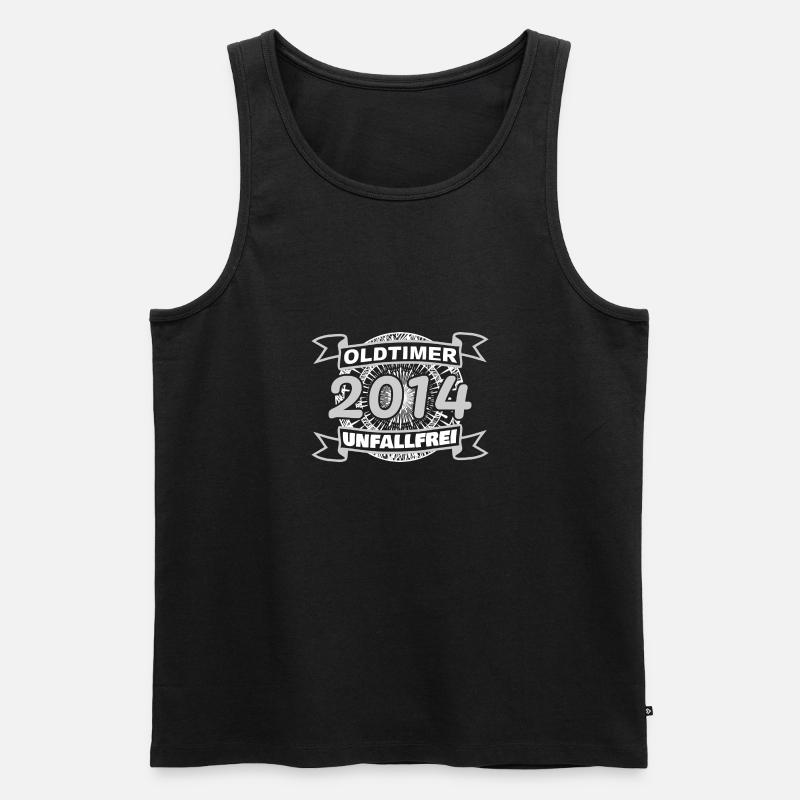 Oldtimer 2014 - Männer Premium Bio Tank Top - Schwarz