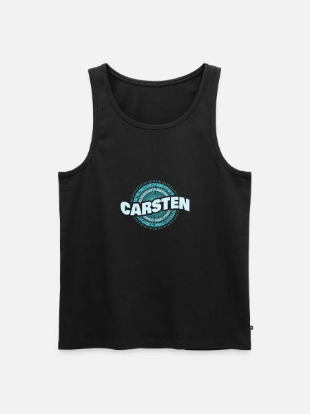 Carsten as a gift idea - Men's Premium Organic Tank Top - black