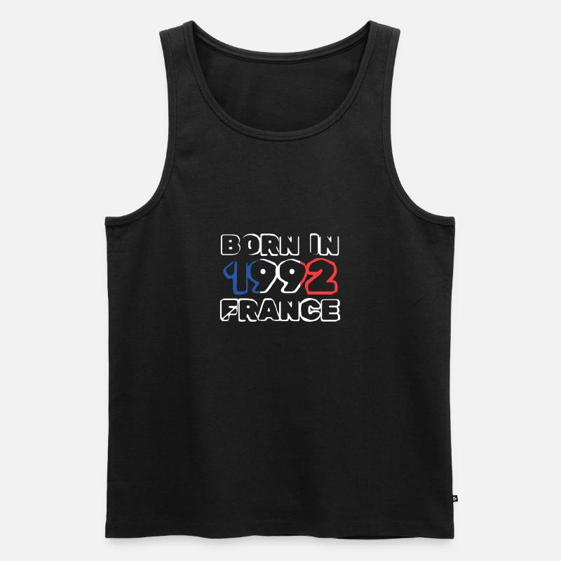 1992 - Männer Premium Bio Tank Top - Schwarz