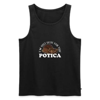 Potica Slowenische Küche Dessert Rollkuchen - Männer Premium Bio Tank Top - Schwarz - Vorne - Michal (187cm)