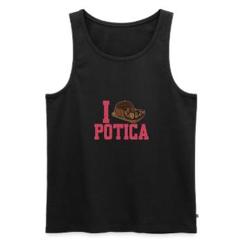 Potica Traditionell Slowenien Rezept Küche - Männer Premium Bio Tank Top - Schwarz - Vorne - Michal (187cm)