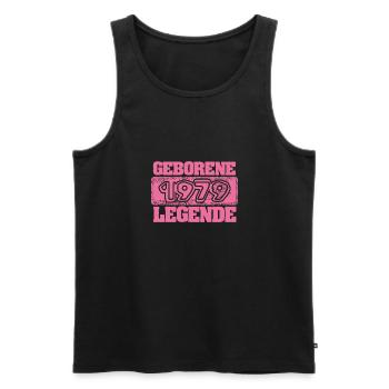1979 - Männer Premium Bio Tank Top - Schwarz - Vorne - Michal (187cm)