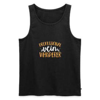 Phlebotomie Blutabnahme Blut Krankenschwester - Männer Premium Bio Tank Top - Schwarz - Vorne - AI Model Male 178 light (178cm)