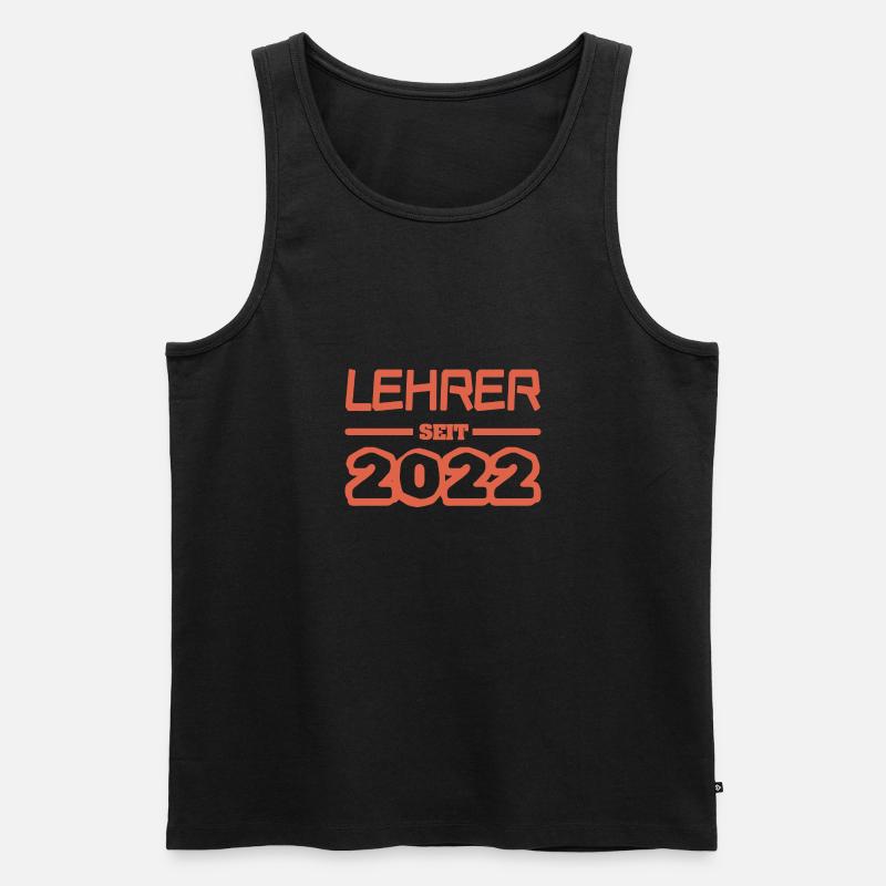 2022 - Männer Premium Bio Tank Top - Schwarz