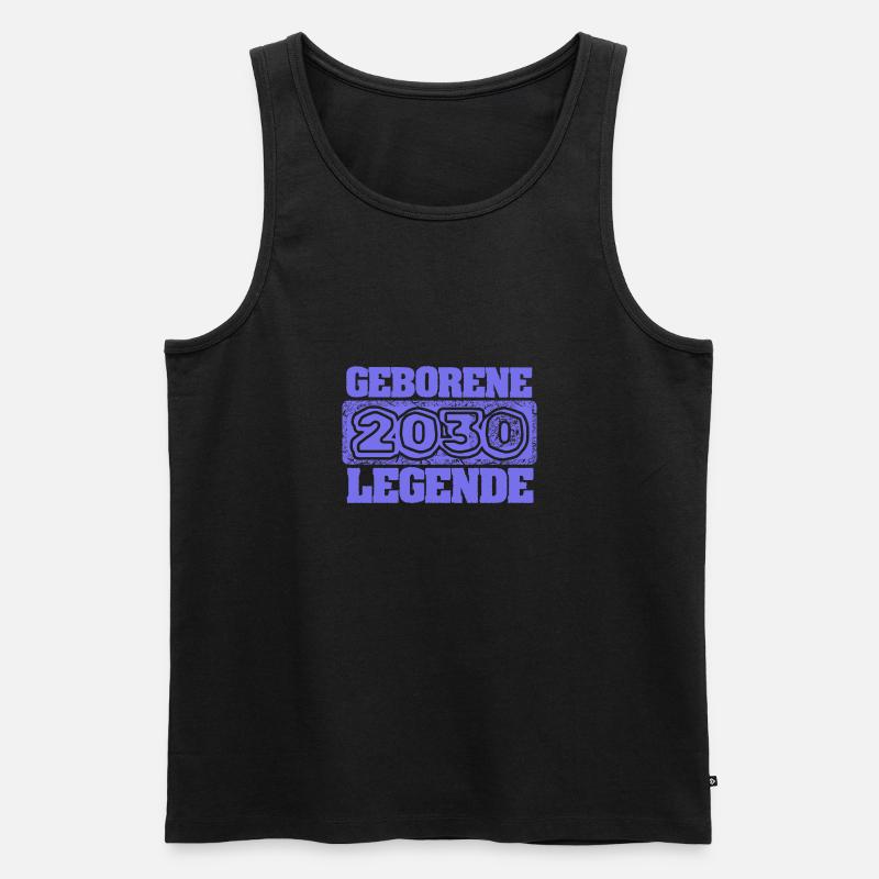 Sprüche 2030 - Männer Premium Bio Tank Top - Schwarz