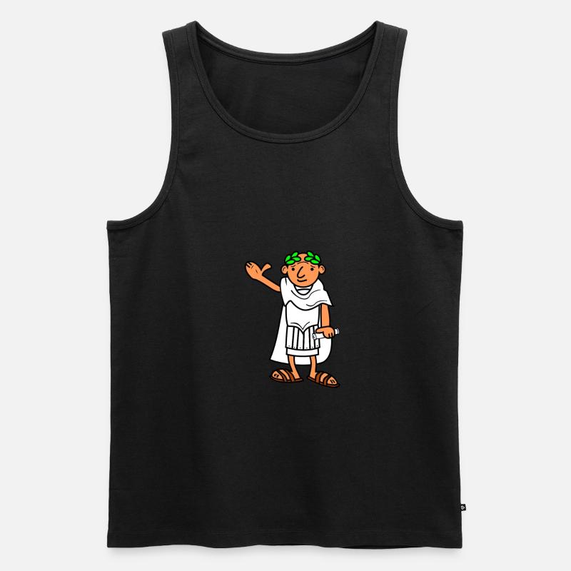Römer! Geschenkidee Geschenk - Männer Premium Bio Tank Top - Schwarz