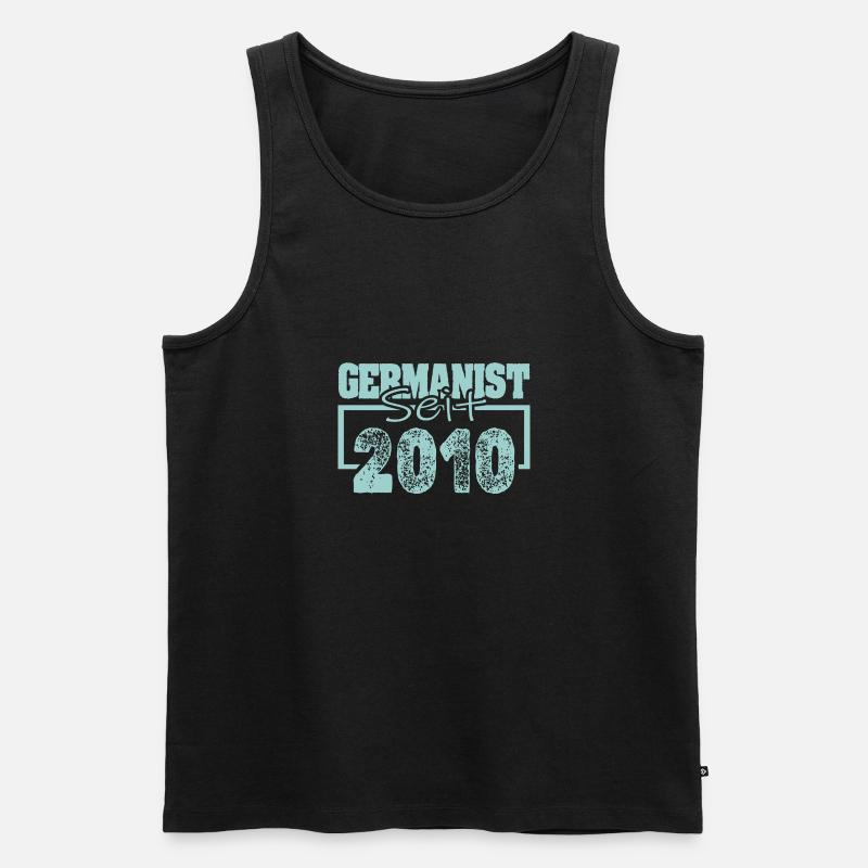 seit 2010 - Männer Premium Bio Tank Top - Schwarz
