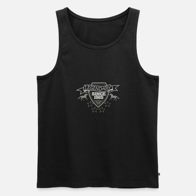 1965 - Männer Premium Bio Tank Top - Schwarz