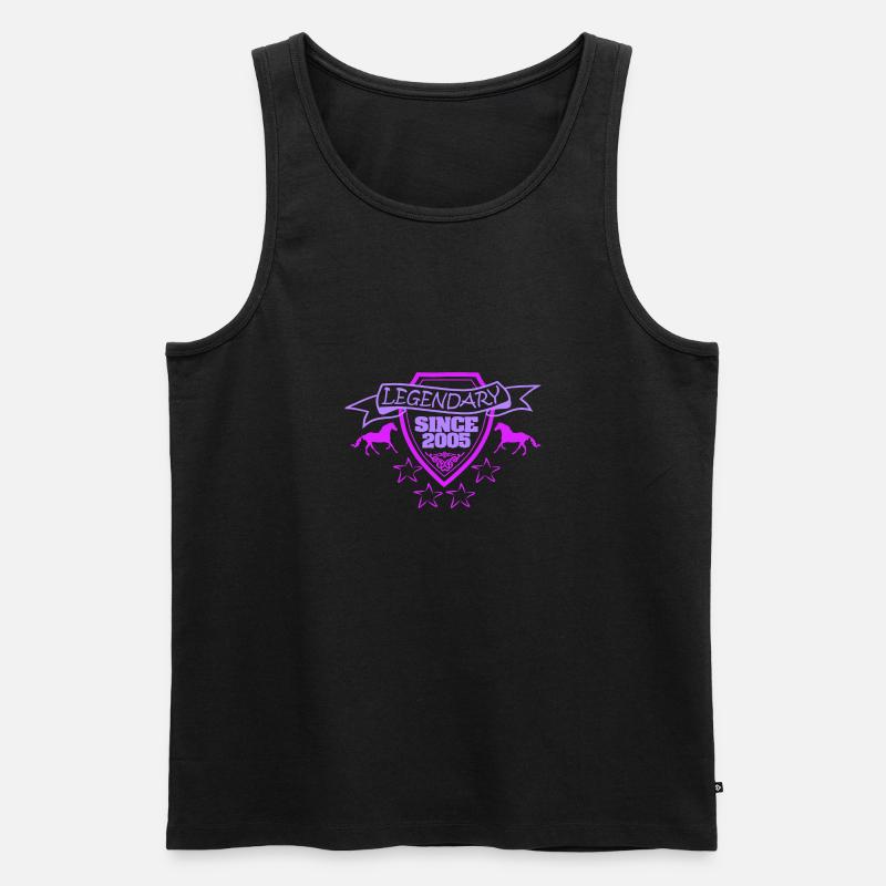 2005 - Männer Premium Bio Tank Top - Schwarz