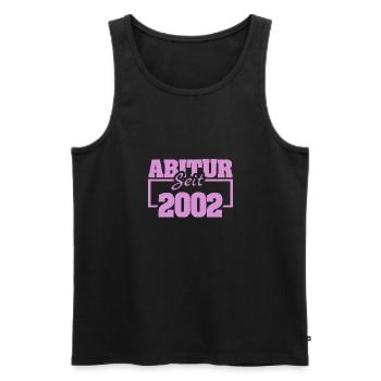 2002 - Männer Premium Bio Tank Top - Schwarz - Vorne - AI Model Male 178 light (178cm)