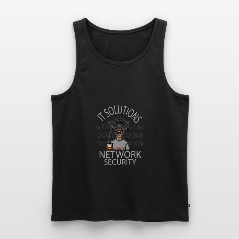Network Security - IT - Computer - Network Men's Premium Organic Tank Top