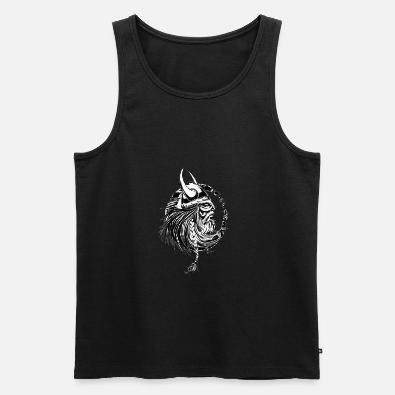 Vikings - Canottiera ecologica premium da uomo - nero