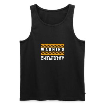 Chemie Lehrer Wissenschaftler Chemieker - Männer Premium Bio Tank Top - Schwarz - Vorne - Michal (187cm)