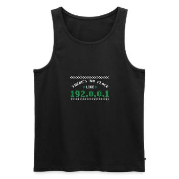 Lustiger Informatiker Spruch, Informatik - Männer Premium Bio Tank Top - Schwarz - Vorne - Michal (187cm)