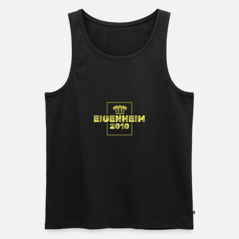 2010 - Männer Premium Bio Tank Top - Schwarz