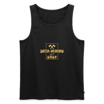 Jahr 2029 - Männer Premium Bio Tank Top - Schwarz - Vorne - Michal (187cm)