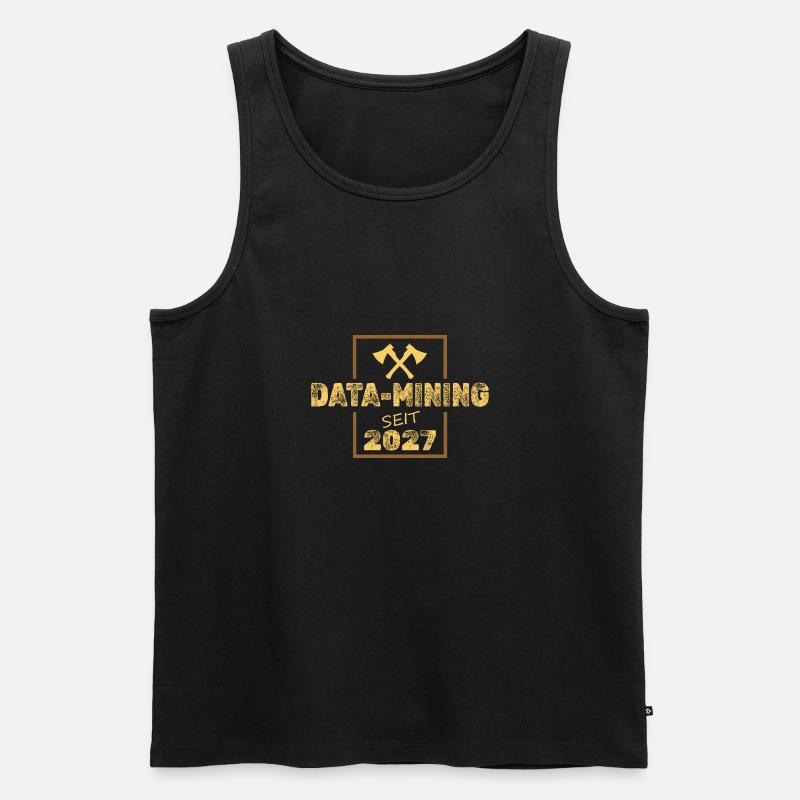 2027 - Männer Premium Bio Tank Top - Schwarz
