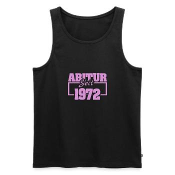 1972 - Männer Premium Bio Tank Top - Schwarz - Vorne - AI Model Male 178 light (178cm)