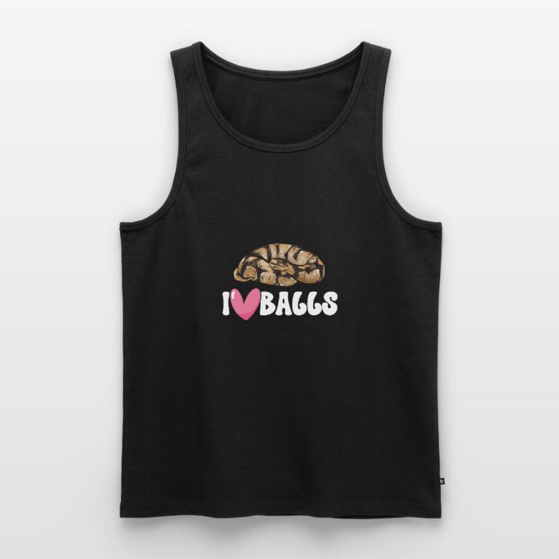 Ball Python Schlange Königspython Männer Premium Bio Tank Top