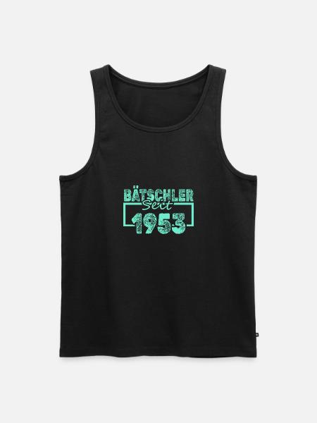 1953 - Männer Premium Bio Tank Top - Schwarz