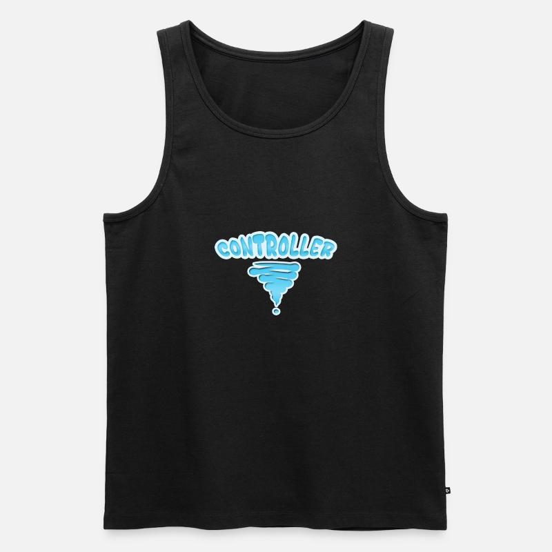 Controller als Beruf - Männer Premium Bio Tank Top - Schwarz
