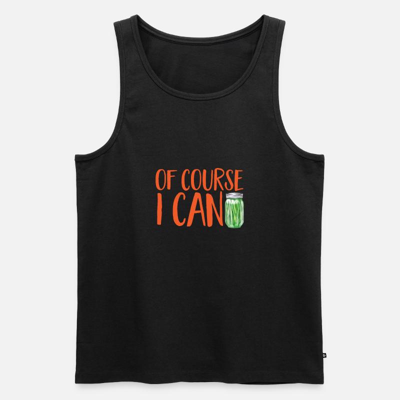 Einmachen Einkochen Lebensmitteln Konservieren - Männer Premium Bio Tank Top - Schwarz