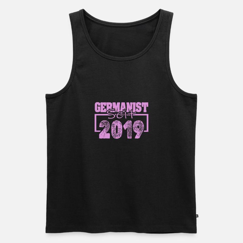 2019 - Männer Premium Bio Tank Top - Schwarz