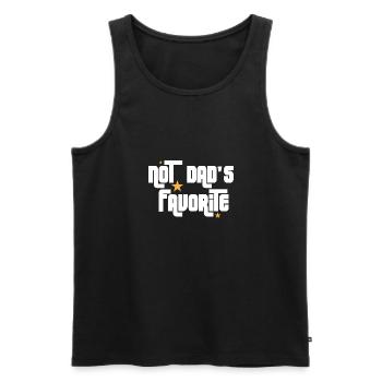 Not Dad's Favorite Child Son Daughter Sibling - Men's Premium Organic Tank Top - black - Front - Michal (187cm)