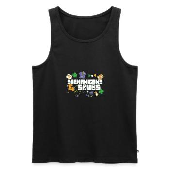 Shenanigans & Scrubs ER Nurse Physician St. - Männer Premium Bio Tank Top - Schwarz - Vorne - AI Model Male 178 light (178cm)