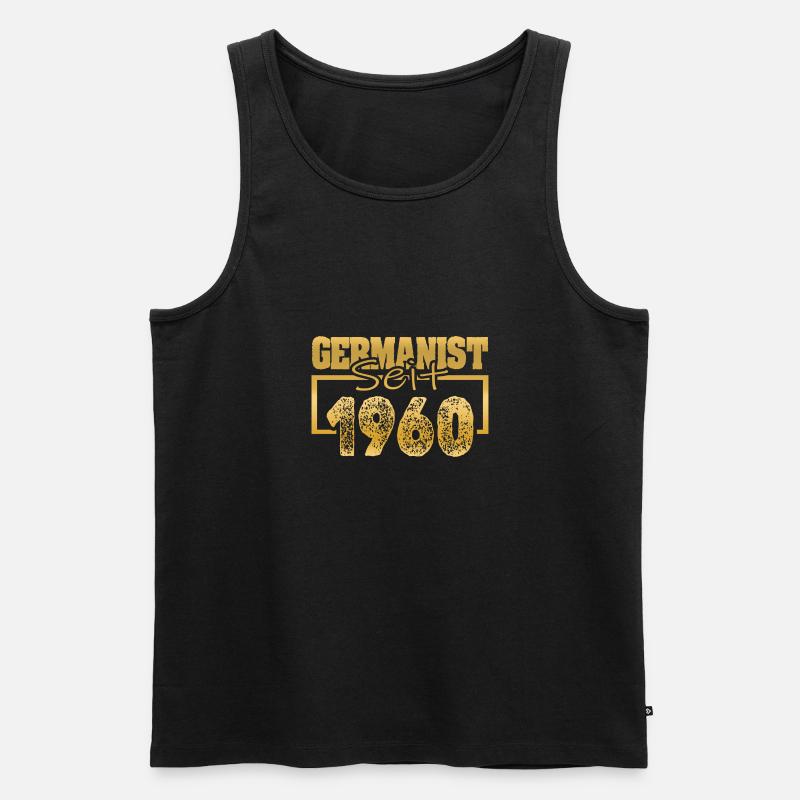 1960 - Männer Premium Bio Tank Top - Schwarz