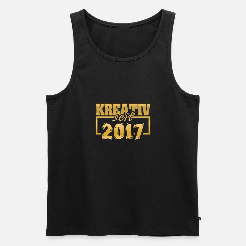 Artwork 2017 - Männer Premium Bio Tank Top - Schwarz
