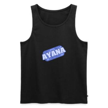Santé et médecine Ayana - Débardeur bio Premium Homme - noir - Devant - AI Model Male 178 light (178cm)