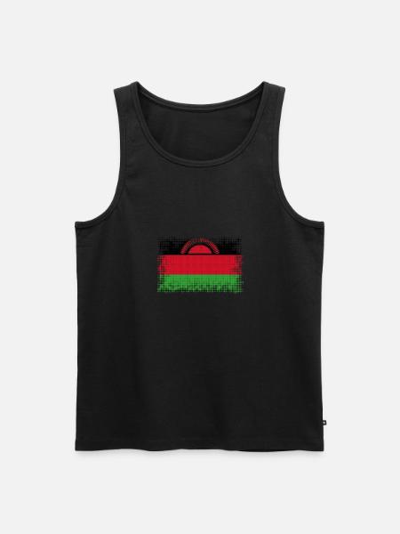 Malawi as Malawi - Men's Premium Organic Tank Top - black