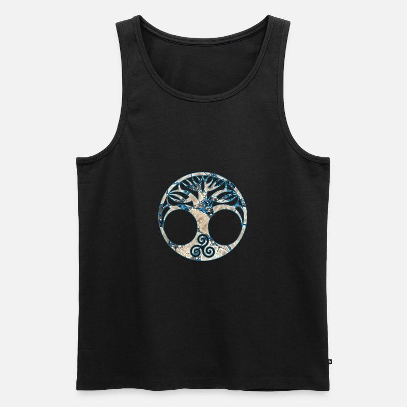 yggdrasil e 242 - Männer Premium Bio Tank Top - Schwarz