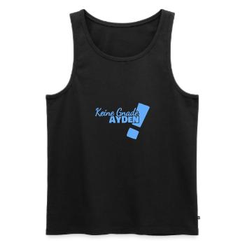 Lustig Ayden - Männer Premium Bio Tank Top - Schwarz - Vorne - AI Model Male 178 light (178cm)