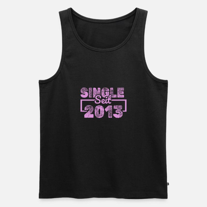 Single 2013 - Männer Premium Bio Tank Top - Schwarz