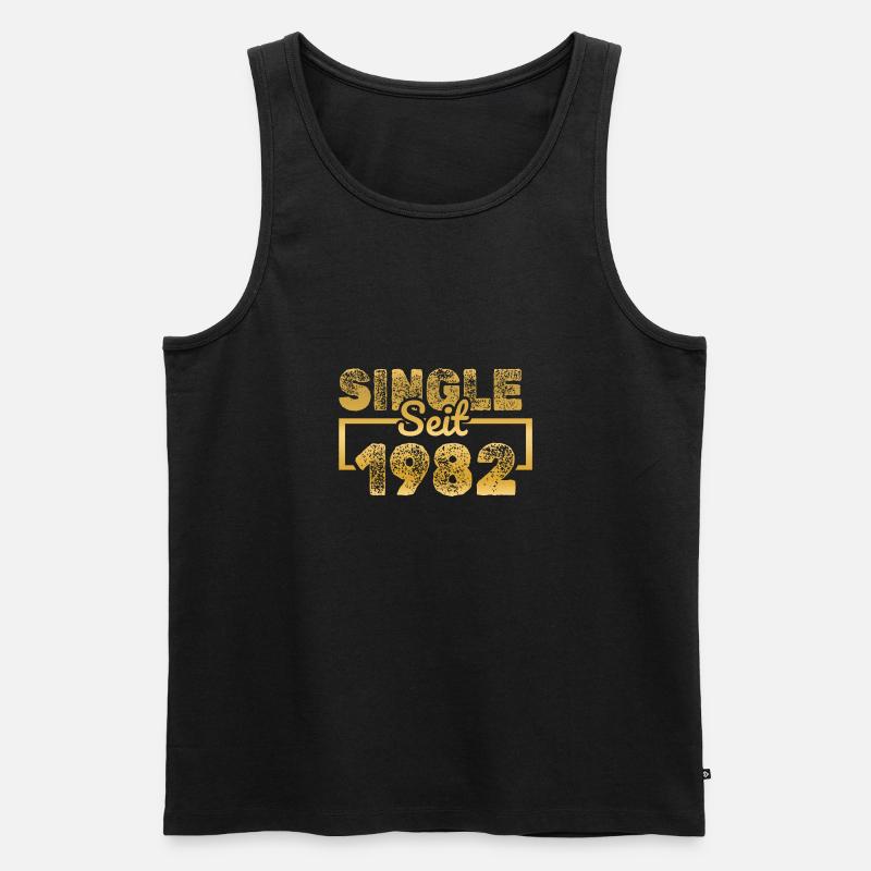 seit 1982 - Männer Premium Bio Tank Top - Schwarz