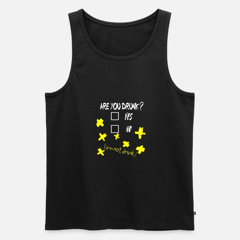 I am not Drunk - Men's Premium Organic Tank Top - black