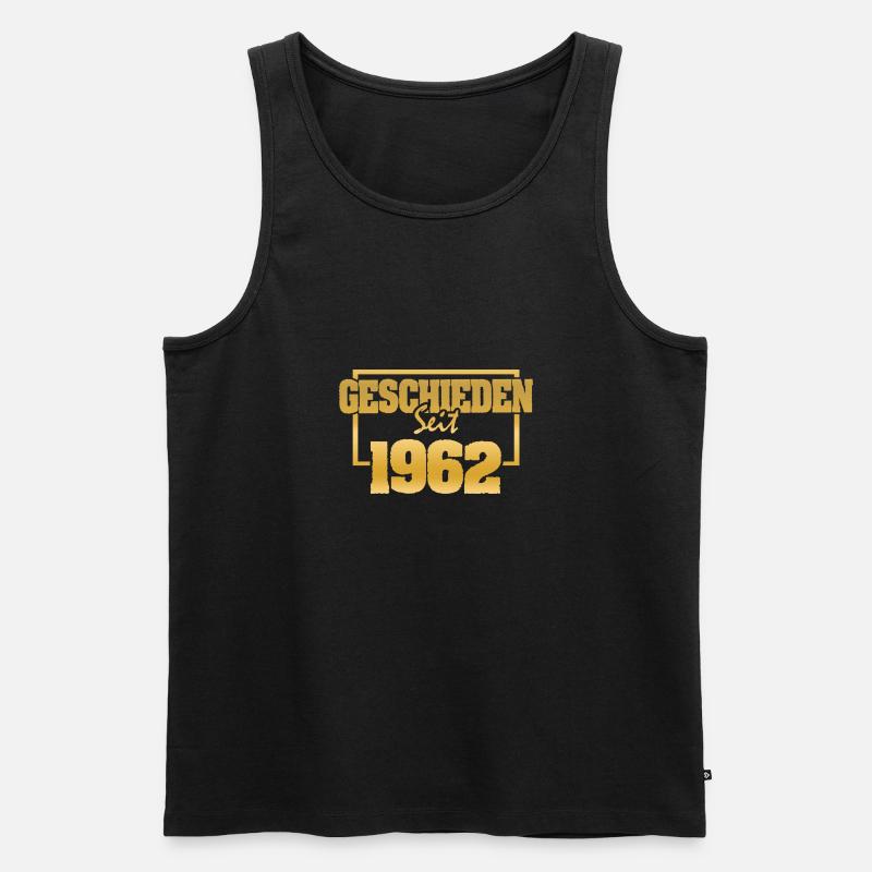 Ehemann 1962 - Männer Premium Bio Tank Top - Schwarz