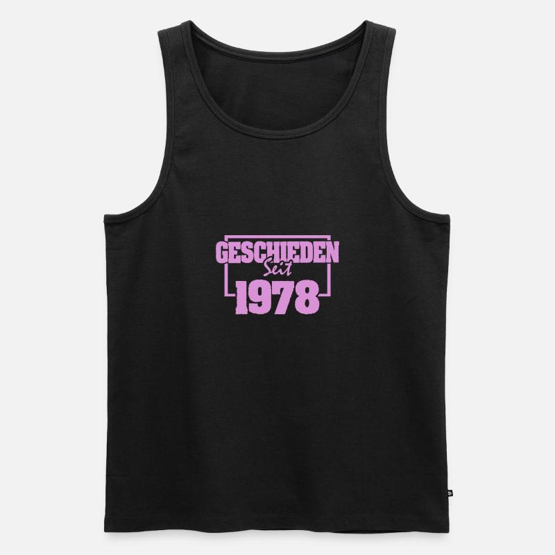 Ehe 1978 - Männer Premium Bio Tank Top - Schwarz
