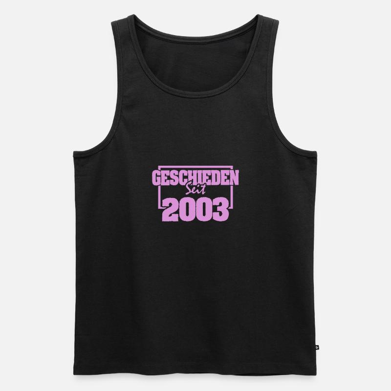Ehe 2003 - Männer Premium Bio Tank Top - Schwarz